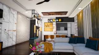 4 BHK Interiors Designing for Mr. Saste , Moshi