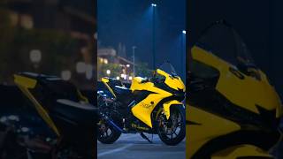 🔥😱💛Yamaha R15 V4 Top model indonesia yellow colour💛😱🔥‼️ 😎King of Field 🏍️‼️ #r15v4 #yamahar15 #viral