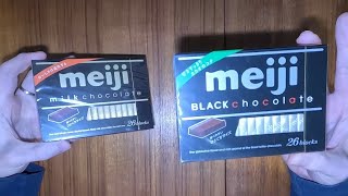 Meiji Milk Chocolate \u0026 Black Chocolate - Review