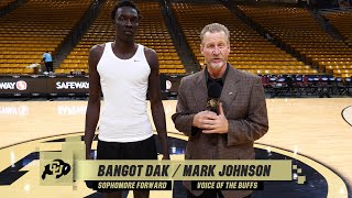 Mark Johnson and Soph Bangot Dak talk MBB vs Cincinnati #gobuffs