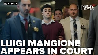 CEO killing suspect Luigi Mangione makes first court appearance since arraignment