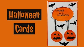 Halloween greeting card | DIY card | Simple cards