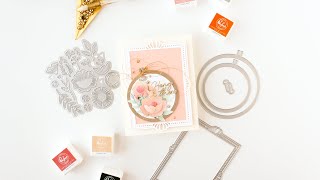 How To Use The Embroidered Blooms Stencils and Dies With Carissa Wiley