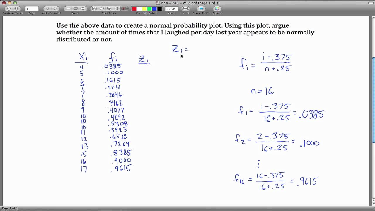 Normal Probability Plot