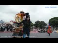 【高画質高音質】東京ディズニーランド　ザ・ヴィランズ・ハロウィーン“into the frenzy” ハロウィンパレード　第2停止ミッキーマレフィセント停止ポジ　最前列