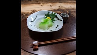 ヘルシーな夏野菜 冬瓜のさっぱり煮 ｜和食のレシピ集