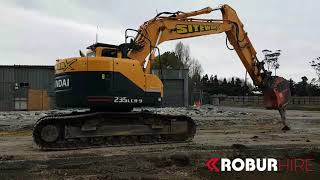 Robur Hire Vibro Ripper in action