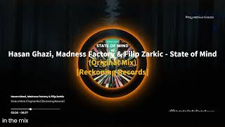 Hasan Ghazi, Madness Factory \u0026 Filip Zarkic - State of Mind (Original Mix) [Reckoning Records]