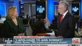 Wolf Blitzer Scolds Hilary Rosen Over Ann Romney On CNN