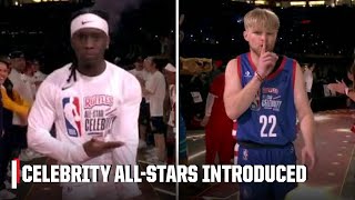 The 2024 NBA Celebrity All-Star Game player introductions 🤩 | NBA on ESPN