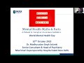 Mental Health Myths and Facts in detail: Webinar- Dr Madhusudan Singh Solanki(English/Hindi)