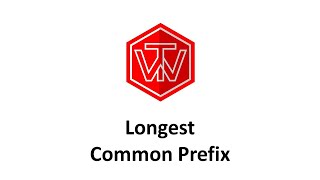 Longest Common Prefix | LeetCode 14 | Amazon Coding Interview Tutorial