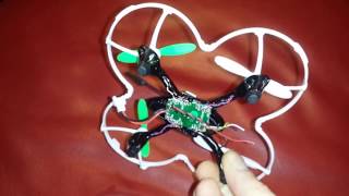 Hubsan X4 H107L - Long range (200mW) FPV mod with sound !!!!