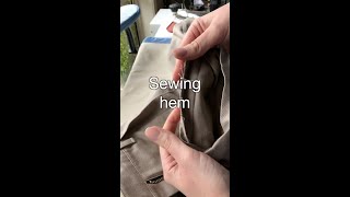 How to sew hem