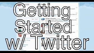 Getting started with Twitter (a five minute tutorial)