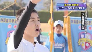 春の中学野球　頂点を目指す　しんきんカップ　県中学選抜野球大会