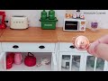 mini kitchen set 💛 re ment mini kitchen asmr