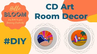 Old CD Wall Art ideas | DIY | Wall Hanging | Room Decor | Recycled Art