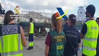 Interceptado un velero a 600 millas de Canarias con más de una tonelada de cocaína a bordo