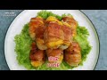 【美食vlog】培根芝士饭团卷。剩米饭的神仙吃法，一上桌就被孩子抢光。也非常适合做便当 bacon cheese rice ball【jiji s kitchen🍴】