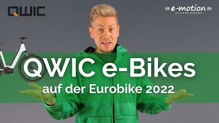 QWIC e-Bikes 2022 / 2023 vorgestellt 🚴💨