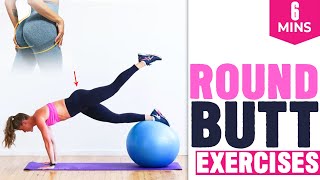 6 BEST EXERCISES TO GET ROUND BUTT |(GET A ROUND AND BUBBLE BUTT IN 15 DAYS CHALLENGE) .