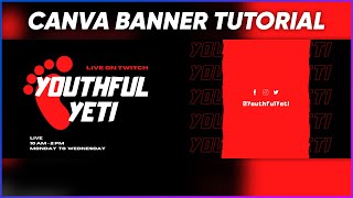 Learn to make a dope banner and stream schedule in Canva!