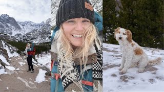 Wind Too Strong To Continue | Winter Hiking in Montana