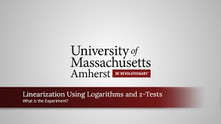 Linearization with Logarithms Experiment