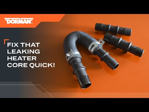 How do I fix a leaky heater core?