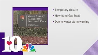 Newfound Gap Road closure for winter storm