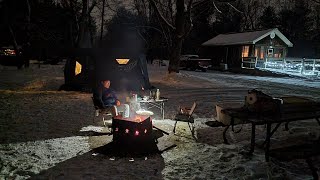 [vlog] 첫 겨울캠핑 인 파이너리 주립공원 #PineryProvincialPark #wintercamping