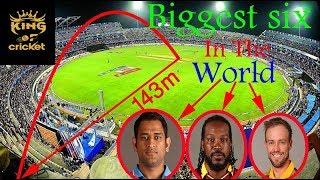 Top 10 most biggest sixes in cricket history || Unexpected Sixes