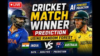 Build a Cricket Match Winner Dashboard using Python and Random Forest
