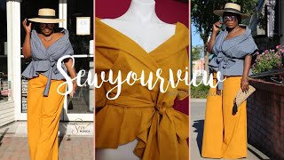 SEWYOURVIEW TECOMA BLOUSE TUTORIAL