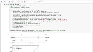 Effect of Normalization on Neural Networks in Python - Jupyter