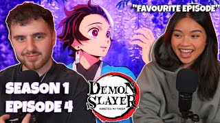FINAL SELECTION BEGINS! - Girlfriend Reacts To Demon Slayer 1x4 "Final Selection" REACTION!
