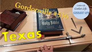 Masonic - Gordonville #536 - Texas - Where is the Sword? Does the Master wear a hat?