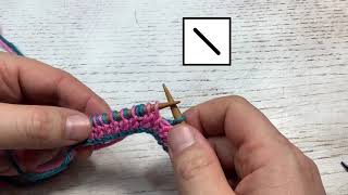Double-knitting Single Decreases