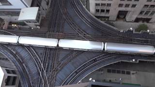 Chicago L system loop crossing (1 of 3)