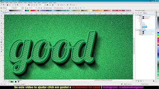 CORELDRAW 2018 - #AULA36 EFEITO DE TEXTO TOP