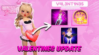 DRESS TO IMPRESS VALENTINES UPDATE AND SECRETS