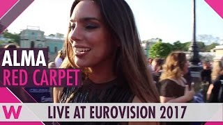 Alma (France) Interview @ Eurovision 2017 Opening Ceremony Red Carpet | wiwibloggs