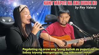 KAHIT MAPUTI NA ANG BUHOK KO by Rey Valera | Live Acoustic Cover | Selina Joycee \u0026 Elexir