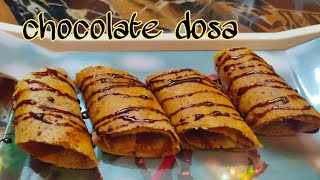 chocolate dosa recipe//dosa dessert//#shorts //#foodshorts