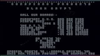 Conspiracy - Cracktro for Black Crypt (Amiga - 1992)