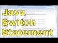 Learn Java Programming - Exercise 07x - Java Switch Statement