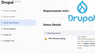 How to fix PHP OPcode Caching Not Enabled in Drupal