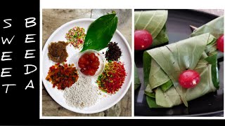 #HomemadeSweetBeeda / Sweet Beeda in Tamil/ Sweet Paan recipe/Meetha Paan recipe/Happy eating!