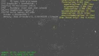 Towards one million flocking boids using CUDA (real-time)